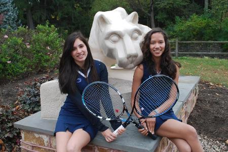 Kathiegong  Williams and Annette Deutsch remain undefeated in PSUAC Women's Tennis